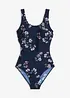 Maillot 1 pièce sculptant, maintien léger, bonprix