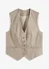 Gilet sans manches en viscose mélangée fluide, bonprix