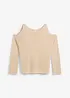 Pull boxy à découpes, bonprix