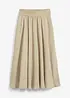 Jupe midi, taille élastiquée, bonprix