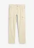 Pantalon slim extensible, jambes droites, avec poches cargo, bonprix