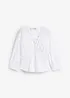 Blouse froncée avec des coutures élastiques, bonprix