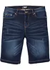 Bermuda confortable en jean et molleton, Regular, bonprix