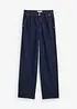 Jean droit taille haute, peu extensible, bonprix