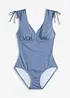 Maillot 1 pièce sculptant brillant, maintien léger, bonprix