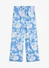Pantalon palazzo imprimé en viscose, bonprix