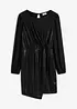 Robe courte drapée, bonprix