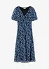Robe midi en mesh imprimé, bonprix