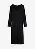Robe midi côtelée, bonprix