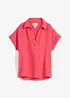 Blouse manches courtes en gaze de coton aérien, bonprix