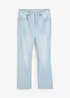 Jean flare taille haute, cropped, bonprix