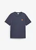 T-shirt aspect superposé avec écusson poitrine, bonprix