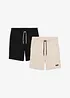 Lot de 2 bermudas en molleton, bonprix