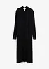 Long gilet en maille coton et soie, bonprix