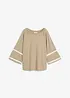 T-Shirt mit Seidenanteil, bonprix