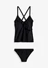 Tankini (ens. 2 pces) à volants, bonprix