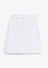 Jupe en jean, taille haute, extensible, bonprix