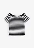 T-Shirt aus elastischem Bio-Baumwoll-Mix, bonprix