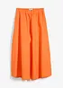 Jupe midi en lin majoritaire, bonprix