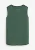Top en viscose mélangée, effet froissé, bonprix