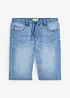 Bermuda léger en jean et molleton, Regular, bonprix
