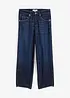 Jean balloon taille mi-haute, doux et raccourci, bonprix