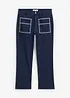 Jean droit taille haute, raccourci, bonprix