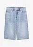 Jeans-Bermuda Mid Waist, Low Stretch, bonprix