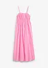 Robe 100% coton à fines bretelles, bonprix