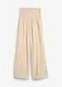 Pantalon palazzo en gaze de coton, bonprix