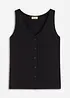 Top boutonné, bonprix
