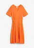 Robe midi en seersucker aérien, bonprix
