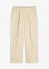 Pantalon à pinces en coton extensible, bonprix