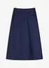 Jupe midi 100% coton, bonprix