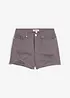 Short taille haute en twill, bonprix