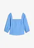Blouse à manches bouffantes et détail smocké, bonprix