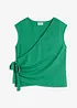 Jerseycrepe-Shirt in Wickeloptik, bonprix
