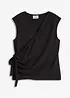 Jerseycrepe-Shirt in Wickeloptik, bonprix