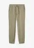 Pantalon jogger Regular en gaze de coton, Tapered, bonprix