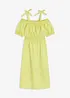 Robe col Bardot 100% coton, bonprix