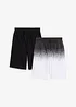 Lot de 2 bermudas texturés garçon, bonprix