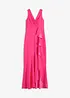Maxikleid aus strukturiertem Crepe, bonprix