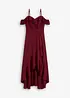 Robe encolure Bardot à volants, bonprix