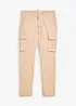 Pantalon droit en coton extensible, regular, bonprix