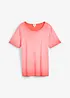 T-Shirt aus reiner Bio-Baumwolle in gewaschener Optik, bonprix