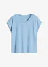 T-shirt, effet lin, bonprix