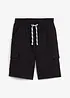 Bermuda en molleton 100% coton à poches cargo, bonprix