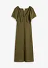 Midikleid in Leinen-Optik, bonprix