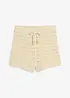 Short en maille, doublé, bonprix