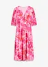 Robe midi en mesh imprimée, bonprix